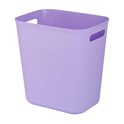 UUJOLY Plastic Small Trash Can Wastebasket, Garbage Container Basket by UUJOLY