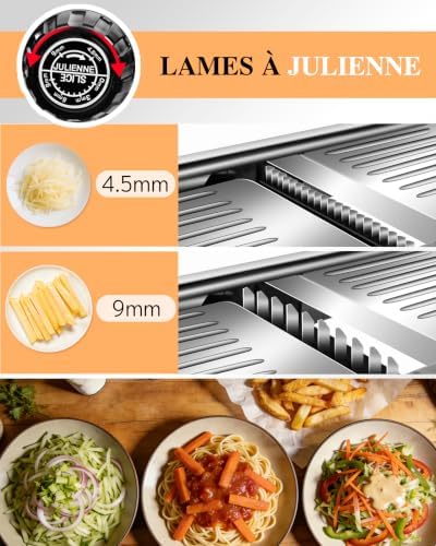 MASTERTOP Adjustable Mandoline Food Slicer