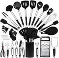 RFAQK 40PCs Silicone Cooking Utensil Set, 446℉
