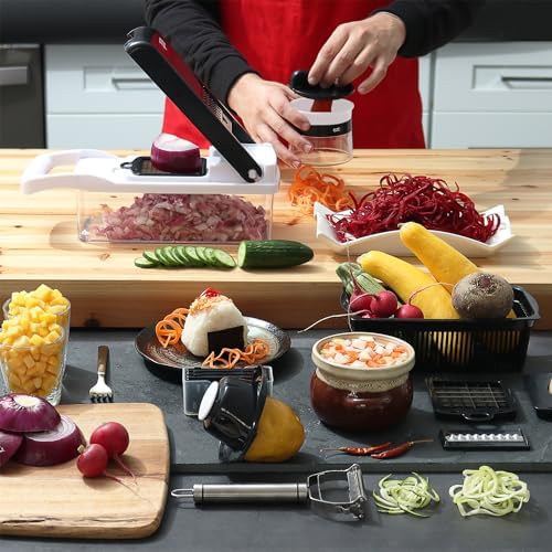 EatEx Vegetable Chopper with Container, 21 Piece