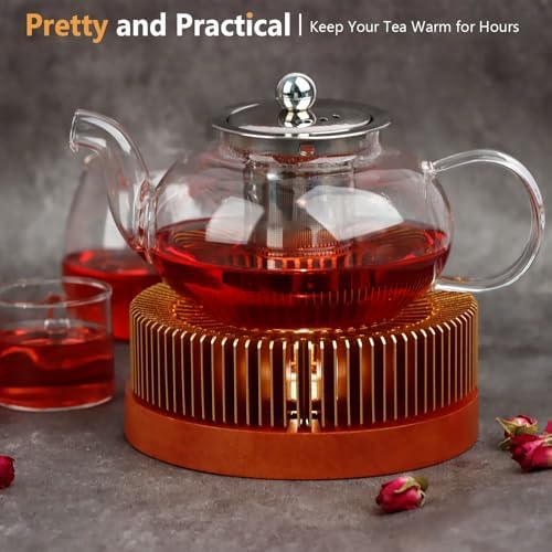 KAYCROWN Teapot Warmer, Tea Warmer with Tealight Holder, Teapot Heater