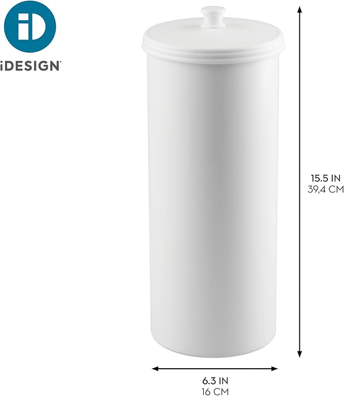 iDesign Freestanding Bathroom Toilet Paper Storage Holder - Image 4