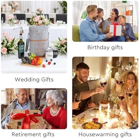 AW BRIDAL Birthday Gifts for Women Men, Drink Happy Thoughts Gift