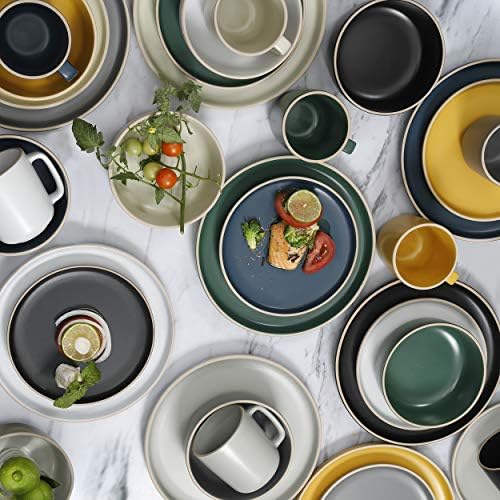 Gibson Home Zuma 16 Piece Round Kitchen Dinnerware Set, Dishes