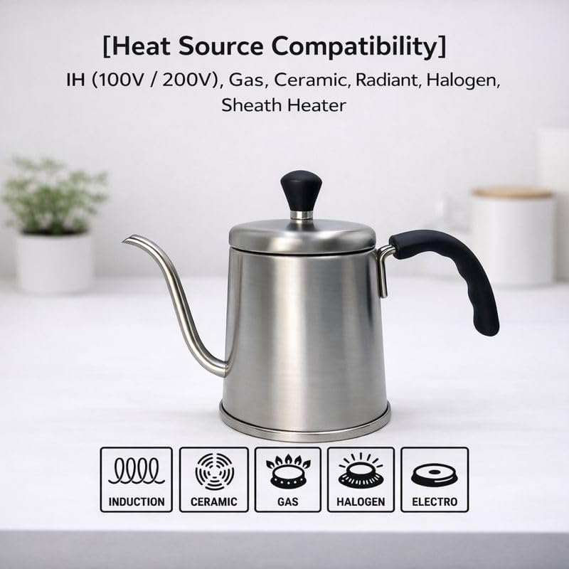 Gooseneck Kettle, 1.5 Quart Stainless Steel