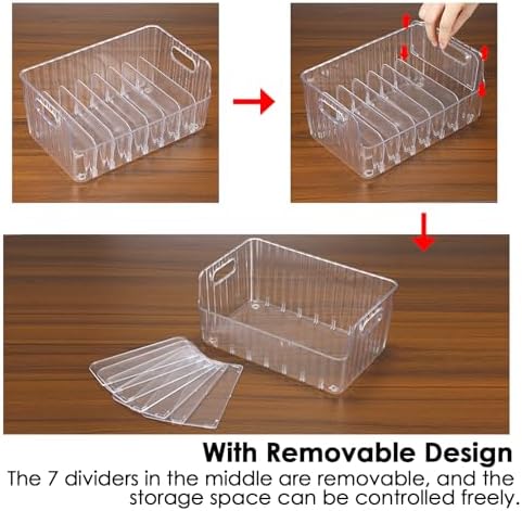 BSTKEY Seasoning Packet Organizer, Food Storage Organizer with Divided