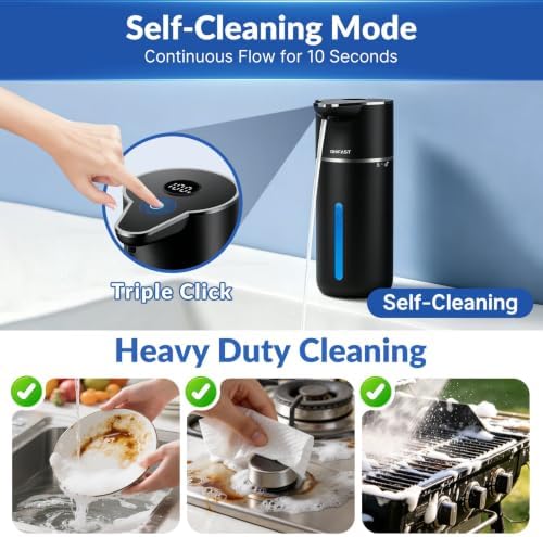 Touchless Automatic Soap Dispenser, 16.9oz/500mL, Black