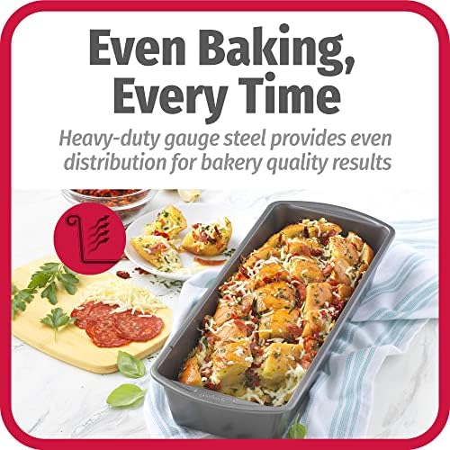 GoodCook Nonstick Loaf Pan Extra-Large Heavy-Duty with Easy-Clean