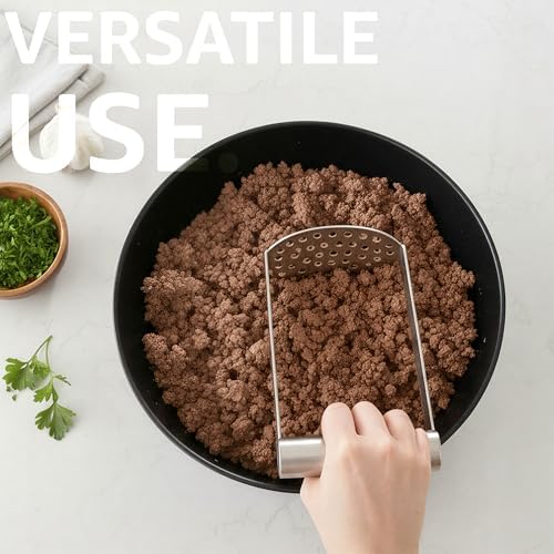 LURCH Germany Heavy Duty Potato Masher With Horizontal Handle