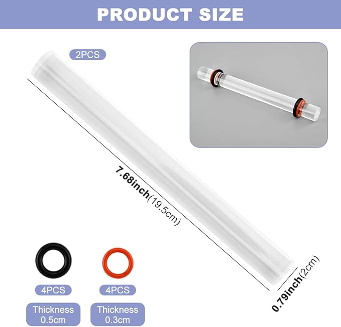 Polymer Clay Tools, Air Dry Clay Tools Clear Slab Roller Supplies Art Craft DIY - Image 2