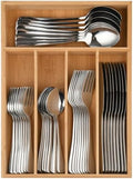 40 Piece Silverware Set with Drawer Organizer for 8