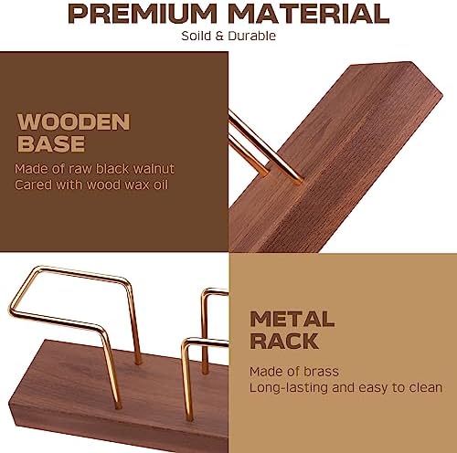 Coffee Filter Holder Storage Black Walnut Coffee Filter Container