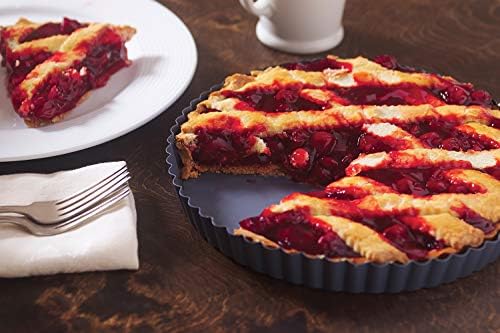 Fox Run Non-Stick 9-Inch Round Tart and Quiche Pan with Removable