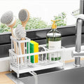 Cisily Sponge Holder for Kitchen Sink, 9.25″ Stainless Steel