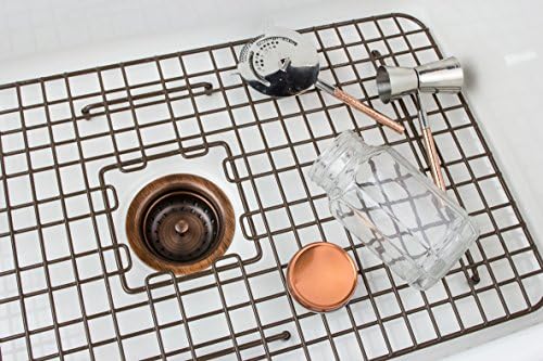 Sinkology TB35-01 Kitchen Sink Basket Strainer, Antique Copper