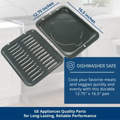 GE Appliances Broiler Pan and Rack Set + Nordic Ware Natural Aluminum
