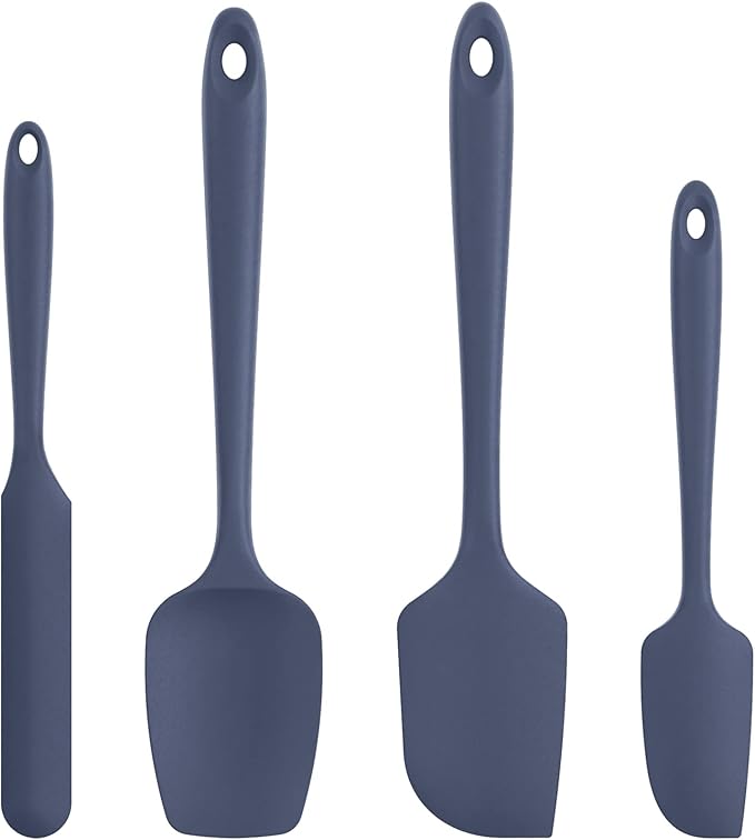 Heat Resistant Silicone Spatula Set: U-Taste 600ºF High Temp Seamless Food by U-Taste