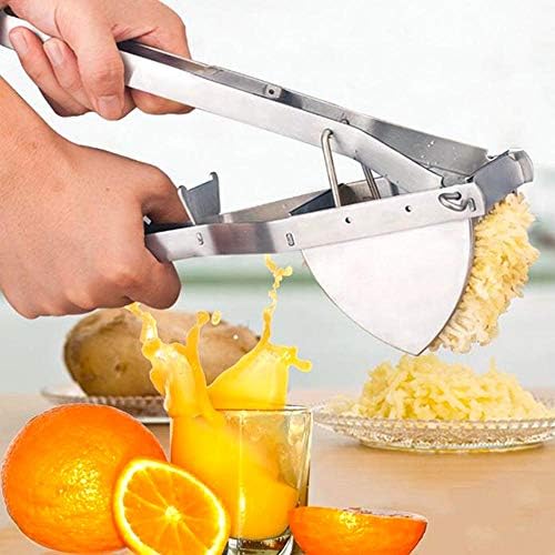 LHS Stainless Steel Potato Ricer and Masher, Heavy Duty Commercial