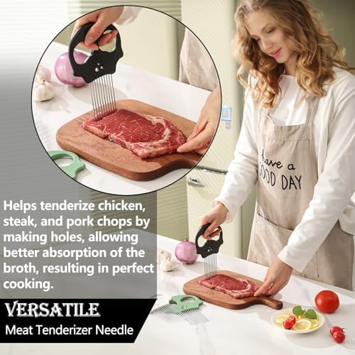 Stainless Steel Onion Cutter – Multi-Function Vegetable Cutter & Herb
