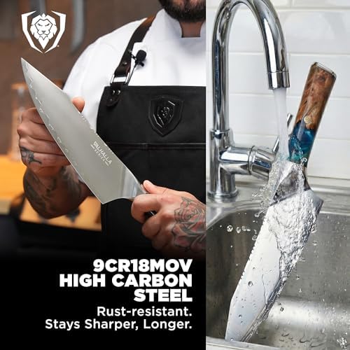 Dalstrong Valhalla 8-Inch Chef Knife, 9CR18MOV Steel