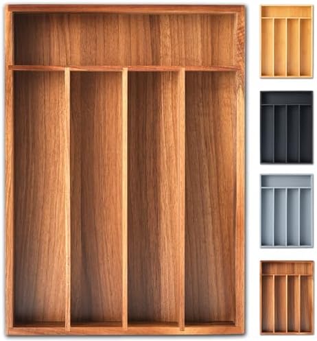 Silverware Organizer, 10 Inch Utensil Organizer Kitchen Drawer