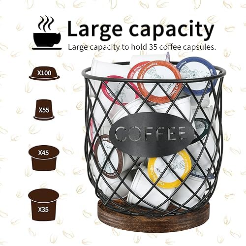 YINMIT K Cup Holder, 35 K Cup Storage Basket