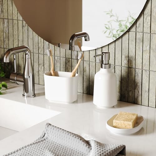 Umbra Step Refillable Soap Dispenser, 13 OZ, White
