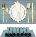 Winknowl Placemats, Set of 8 Heat Resistant Stain Resistant Woven