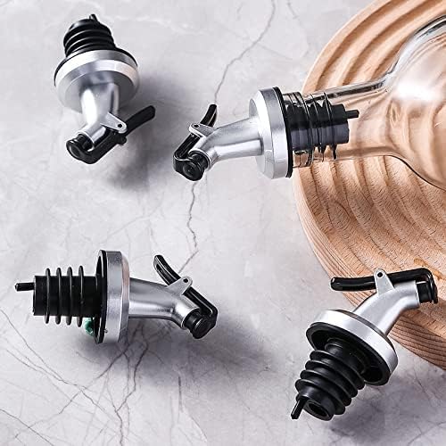 5 Pack Oil Spouts, Olive Oil Vinegar Bottle Stopper Dispenser - Image 7