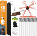 Sealegend 30FT Chimney Sweep Kit with 9 Rods