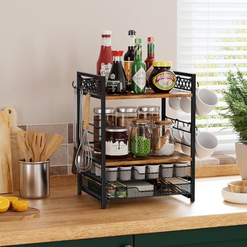 Plaviya Coffee Bar Organizer Coffee Station K Cup Holder for