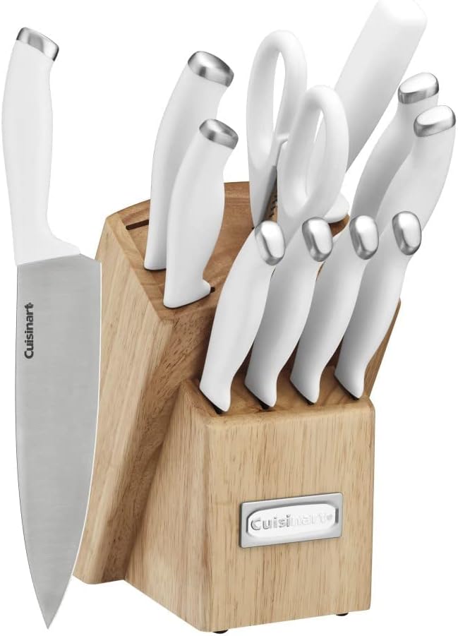 Cuisinart Block Knife Set, Lightweight, Stainless Steel, Durable & Dishwasher by Cuisinart