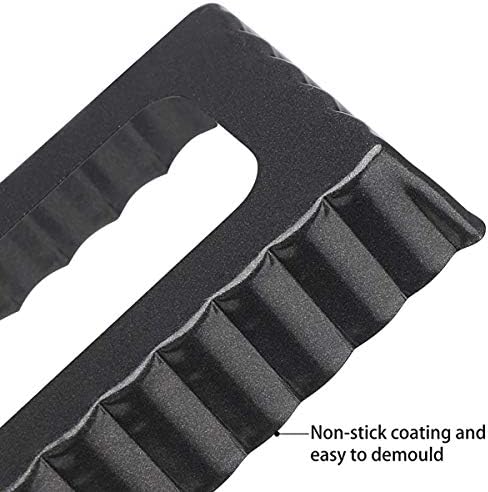 6Pcs Mini Tart Pan 4-Inch with Removable Bottom, Non Stick Carbon