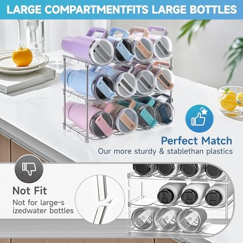 Larger Water Bottle Organizer for Stanley 40 oz Tumbler, Tumbler