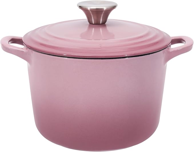 Flavehc Dutch Oven Pot with Lid 2.8 qt Cast Iron Dutch Oven by FLAVEHC