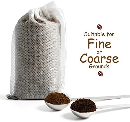 Disposable Cold Brew Coffee Filters - 50 Count Single Use Filter Sock