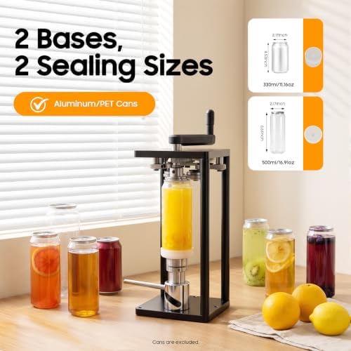 Commercial Manual Can Sealing Machine, 10 Pcs/min