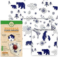 PURE & SUSTAINABLE COMPANY Beeswax Wraps for Food Storage-Pack of 3
