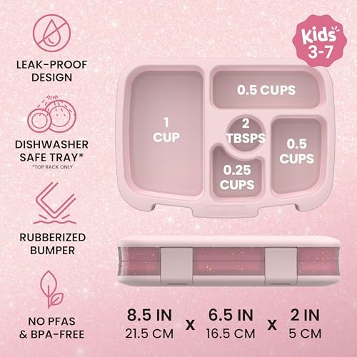 Bentgo Kids Bento-Style 5-Compartment Leak-Proof Lunch Box