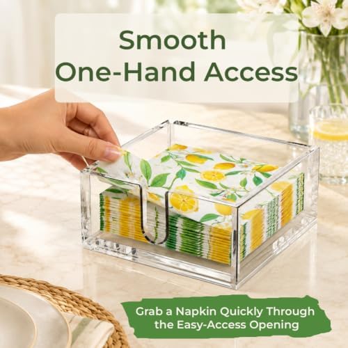 LotFancy Clear Acrylic Napkin Holder