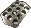 DEVILMAYCARE Removable Bottom Round Mini Muffin Pans 12 Holes