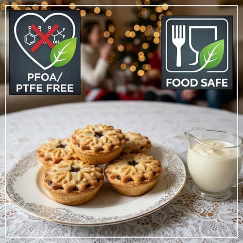 Wrenbury Pro 12 Cup Mince Pie Tin – Carbon Steel Mincemeat Baking Tray