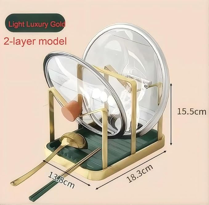 Lid Stand Lid Organizer Pot Lid Rack Holder - Image 2