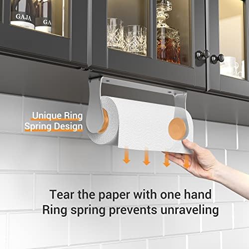 Under Cabinet Paper Towel Holder, One-Hand Tear