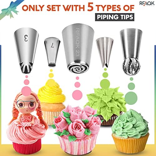 150PCs Russian Piping Tips for Cake Decorating - Piping Bags and Tips