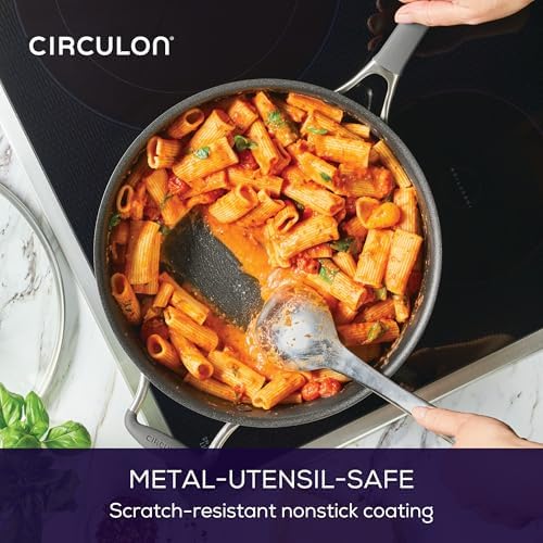 Circulon A1 Series Nonstick Induction Sauté Pan with Lid, 5-Quart