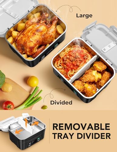 EAST OAK Cordless Electric Lunch Box, 6.3 Cups