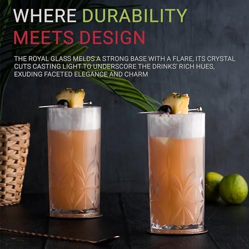 Bravario Unbreakable Plastic Drinking Water Tumblers, Dishwasher Safe