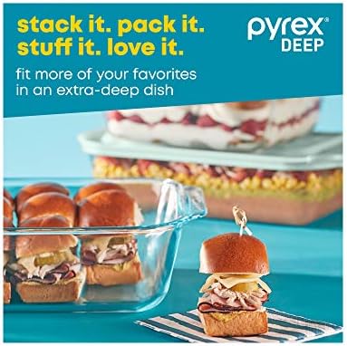 Pyrex 3-Pack Glass Baking Dish Set, 9"x13"
