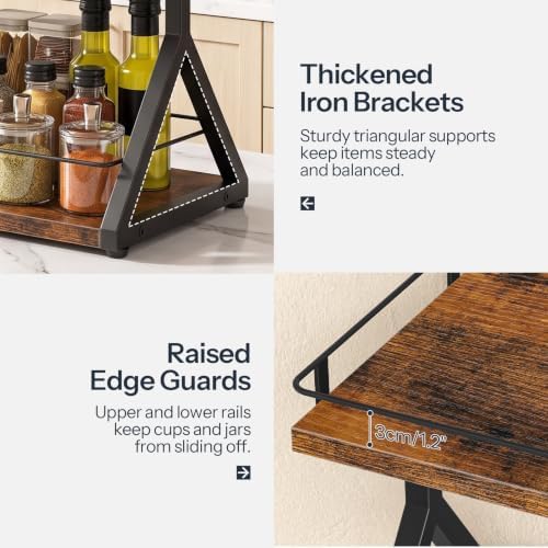 HOOBRO Coffee Mug Cup Holder, 2 Tier Mug Stand Rack for Countertop